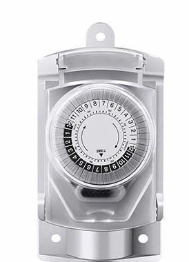 Controles de temporizador de caixa de energia mecânica