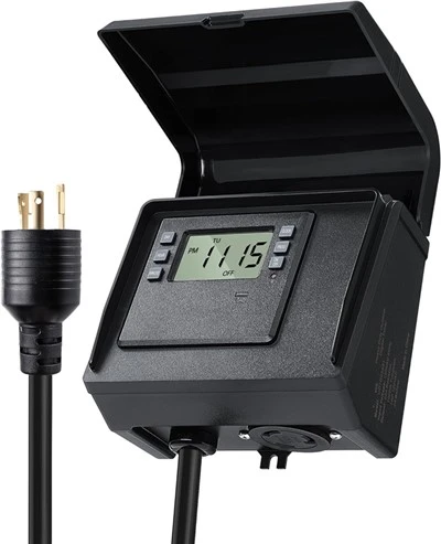Nema l 5-20 r timer de pool digital